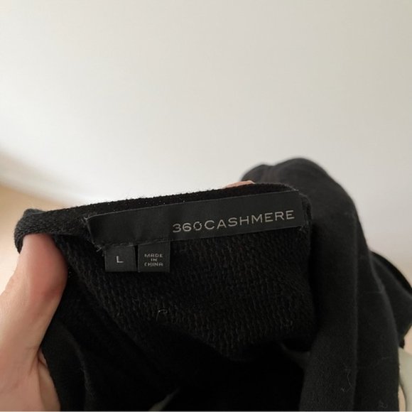 360 Cashmere Vicki Sleeveless Dress Hooded Pullover Size L - Picture 5 of 8